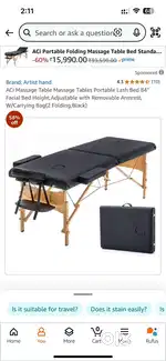 Derma bed ,tattoo bed, saloon bed