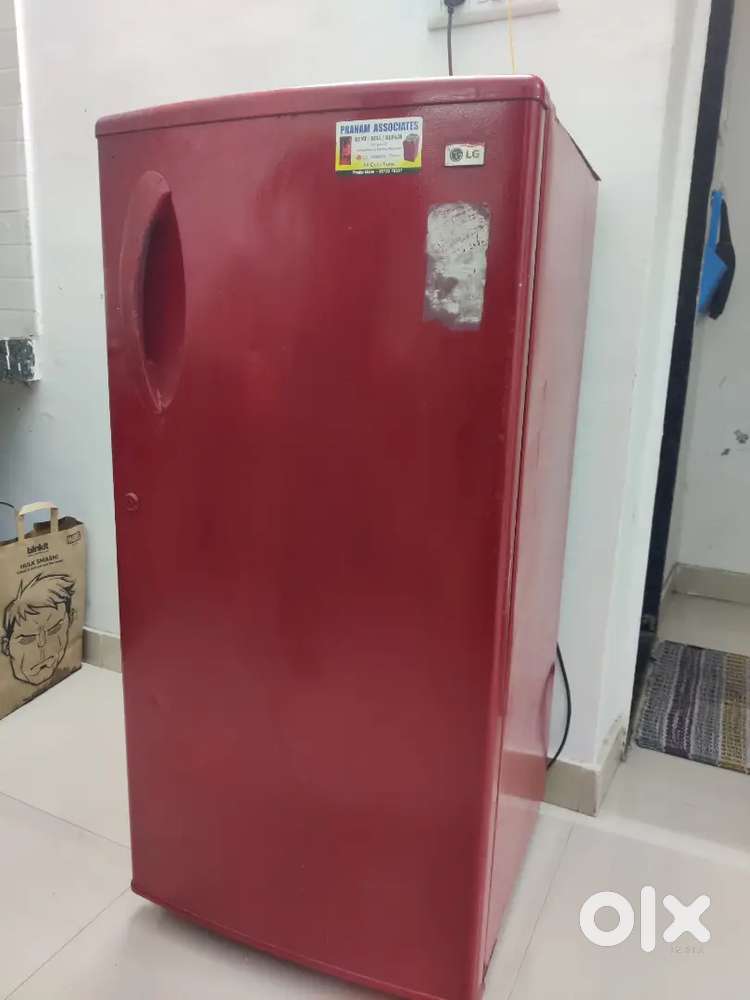 LG Single Door Refrigerator – Good Working Condition  Red Color