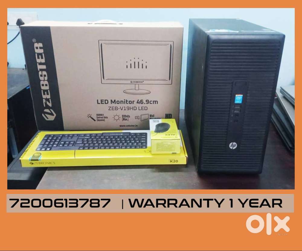 COMPUTER CPU  MONOITOR  DESKTOP GRAPHICS 2GB  8GB RAM   i3 4th gen