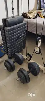 Gym multiple muscle workout