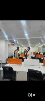 115 workstation 5 cabins furnished office for rent in noida sec-63