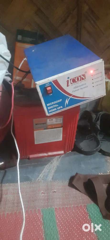200watt inverter with excide Battary new condition