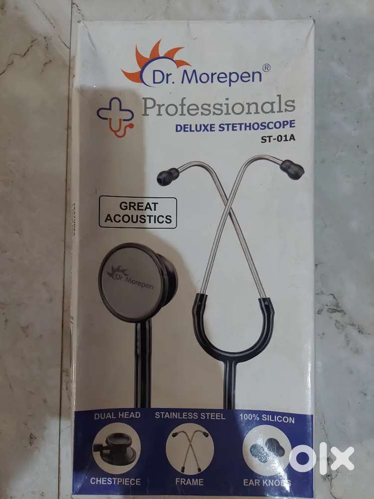 BP mannual machine of Dr.Odin + Dr.Morepen Stethoscope.