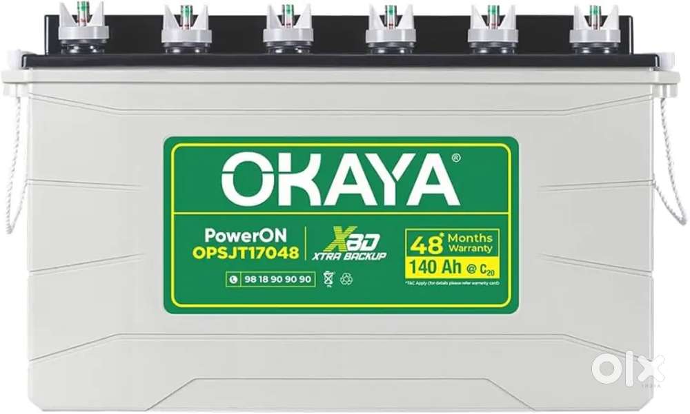 inverter battery okaya 140AH Exchange offer price limited stock