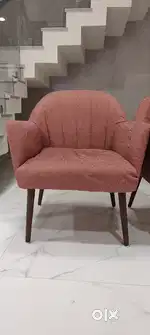 Luxurious fabric chairs