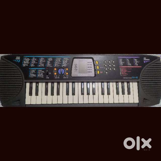 CASIO SA-65 PIANO Keyboard / Synthesizer (37 key- 3 Octane) Musical