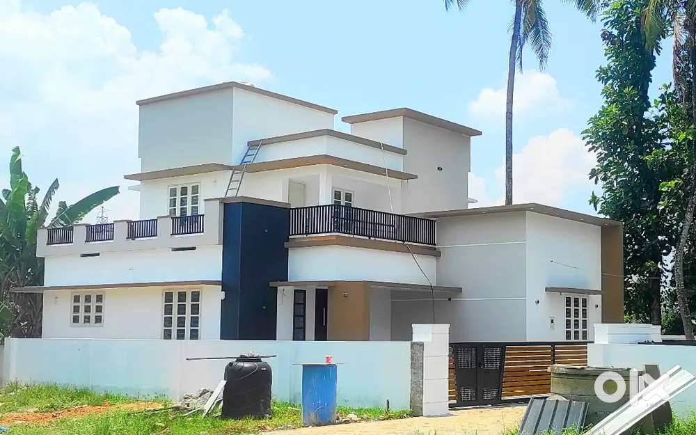 6 cent land with 1600 sqft new house for sale in kanjoor,airport,aluva