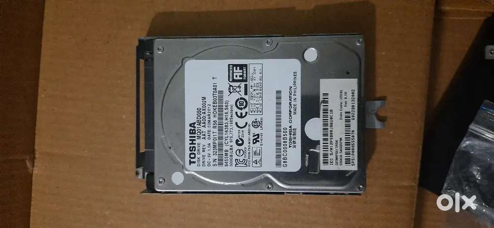 Toshiba 500gb hardisk