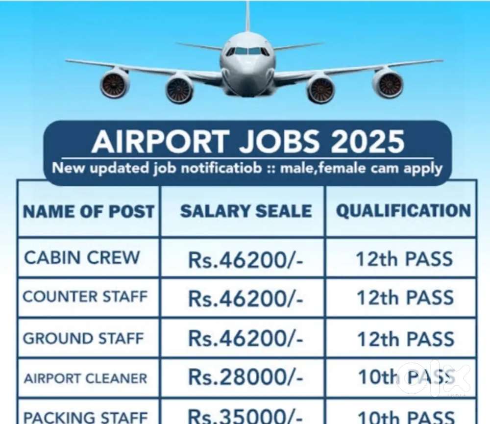 Ground Staff jobs in indigo Airlines apply fast