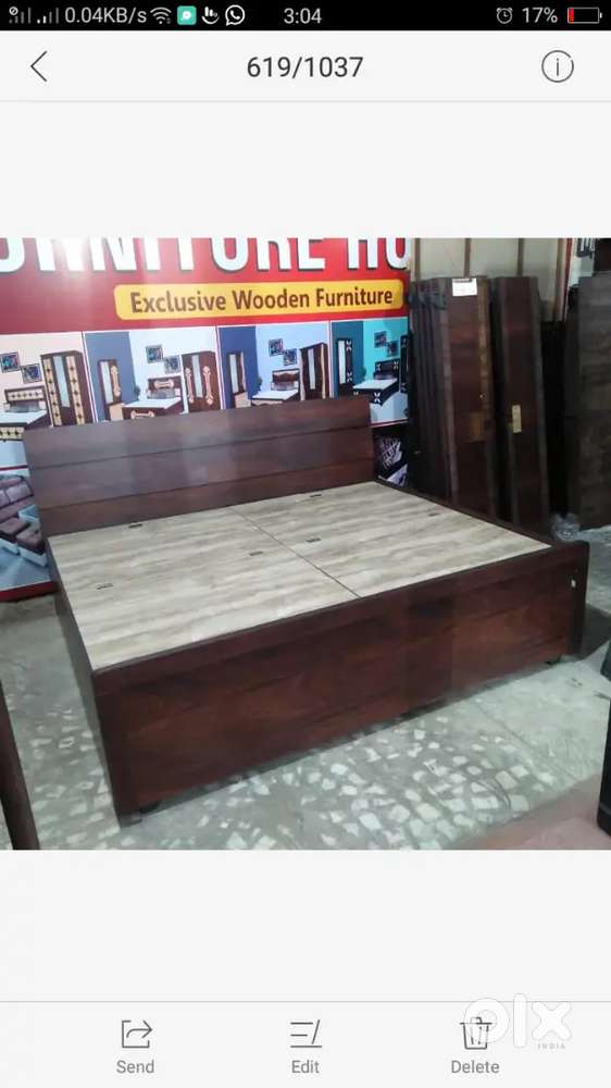 Today my new offer duble bed with box.6800. starting