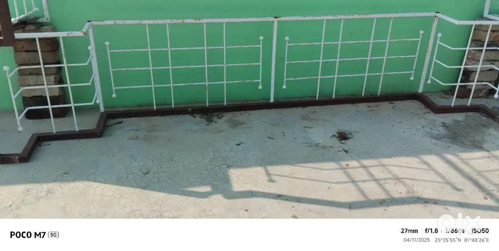 Iron balcony railings