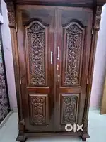 Original teak wood antique wardrobe
