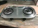 twin burner gas stove