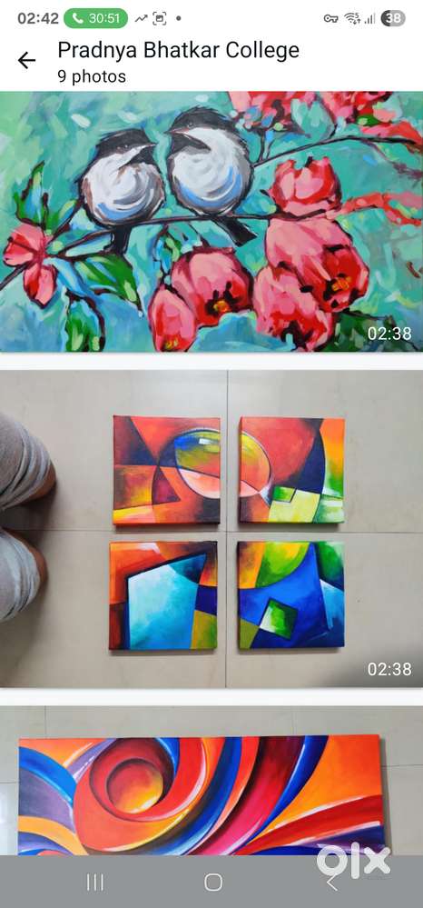 Canvas painting