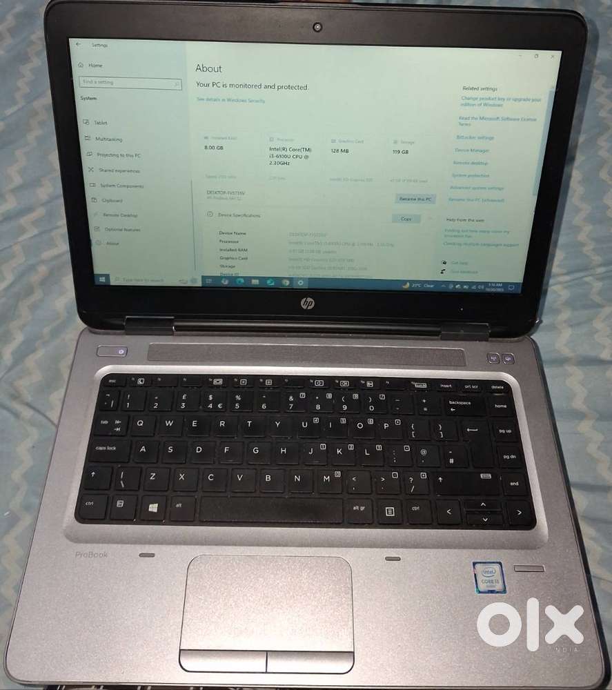HP Probook 640 G2 ( 8GB RAM & SSD 128GB) 6th generation