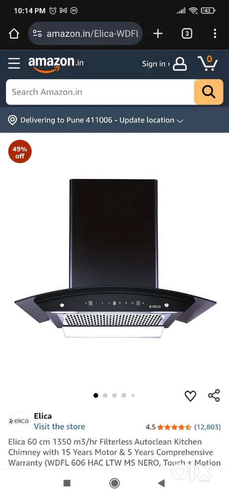 Elica chimney
