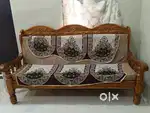 Pure teakwood 5 seater sofa  plus sofa table