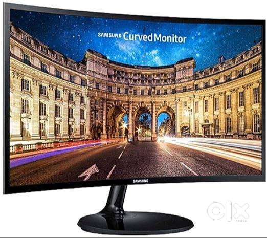 Samsung 24-inch(59.8cm) FHD, 1800R Curved Monitor, VA Panel, Slim Desi