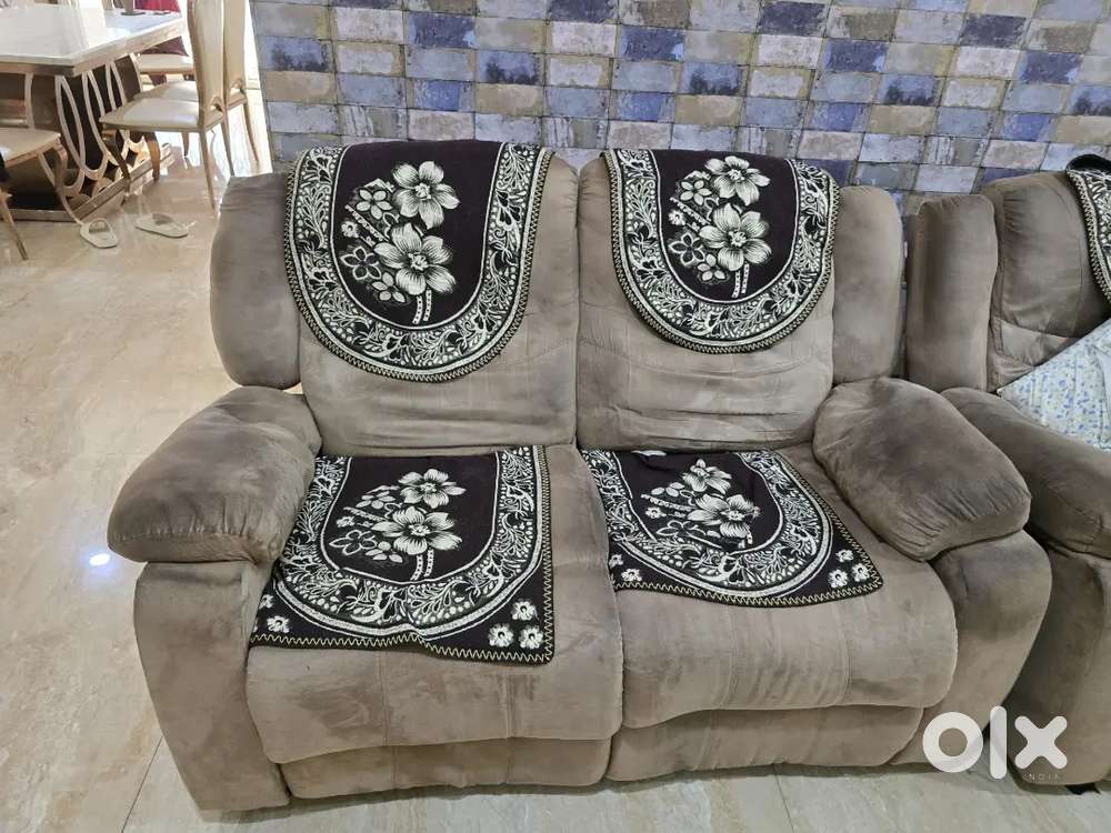 Recliner sofa 3+2 all working 3years piece royaloak kadapa