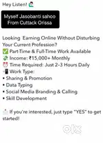 Work from home anywhere from Social media