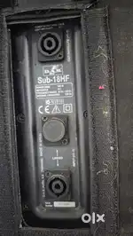 DJ Subwoofer and Power Amp