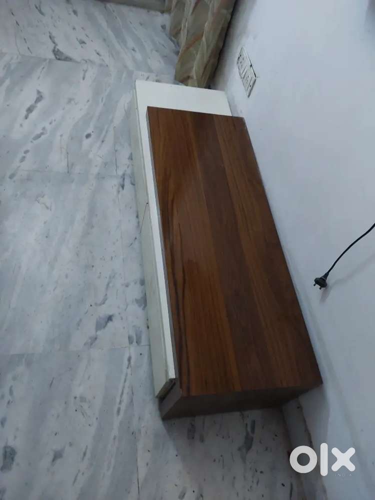 Tv unit side table solid wood