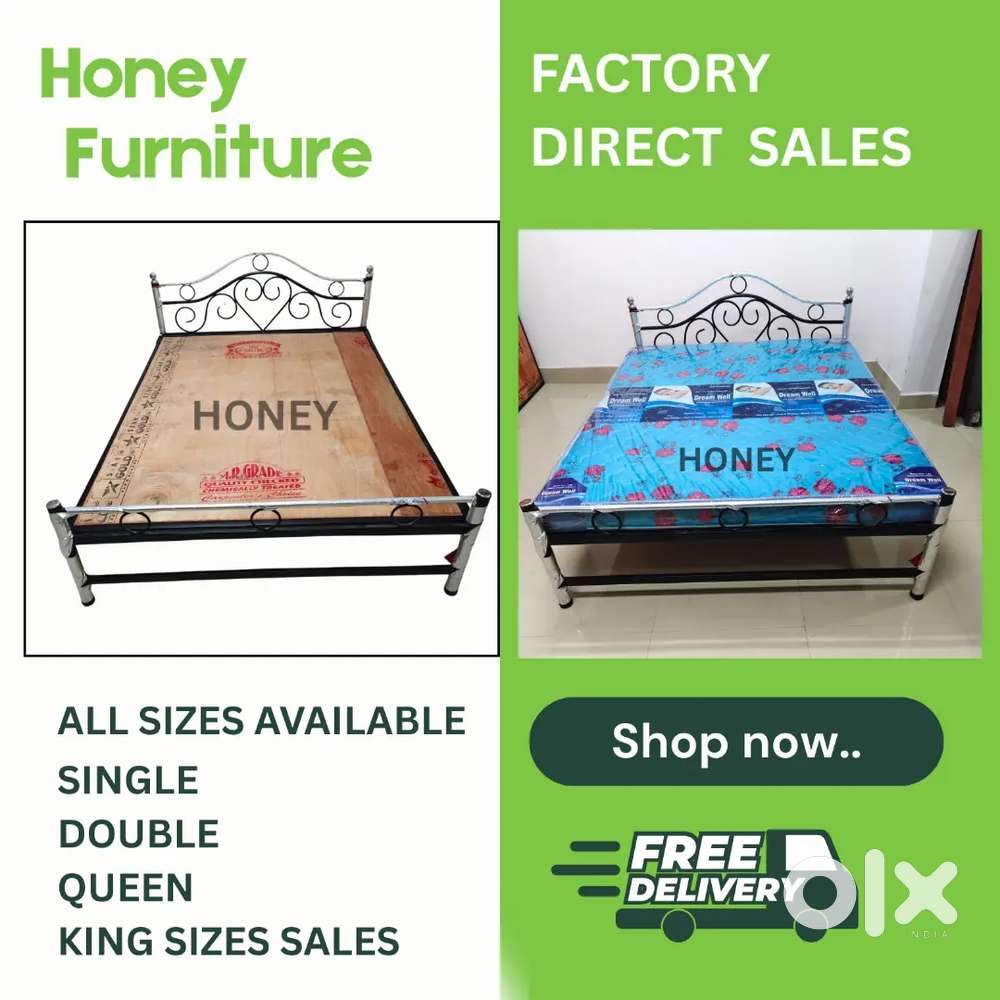 Wardrobes, Steel Cot, Wooden Cots Beds Mattresses Sales