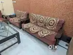 Sofa set with center table