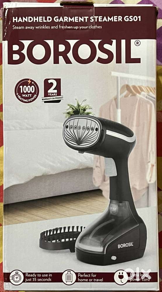 Borosil 1000W Handheld Garment Steamer - Unused