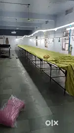 Cutting table cloth cutting table trolley hanger press table