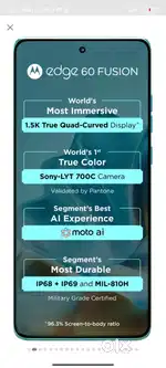 Motorola edge 60fusan