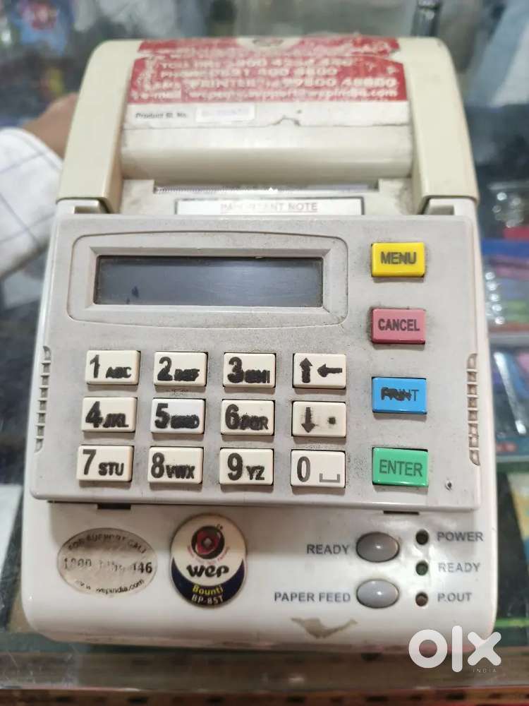 Wep billing machine