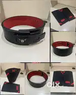 BullrocK Lever Belt SBD Knee Sleeve Powerlifting Weightlifting Size M