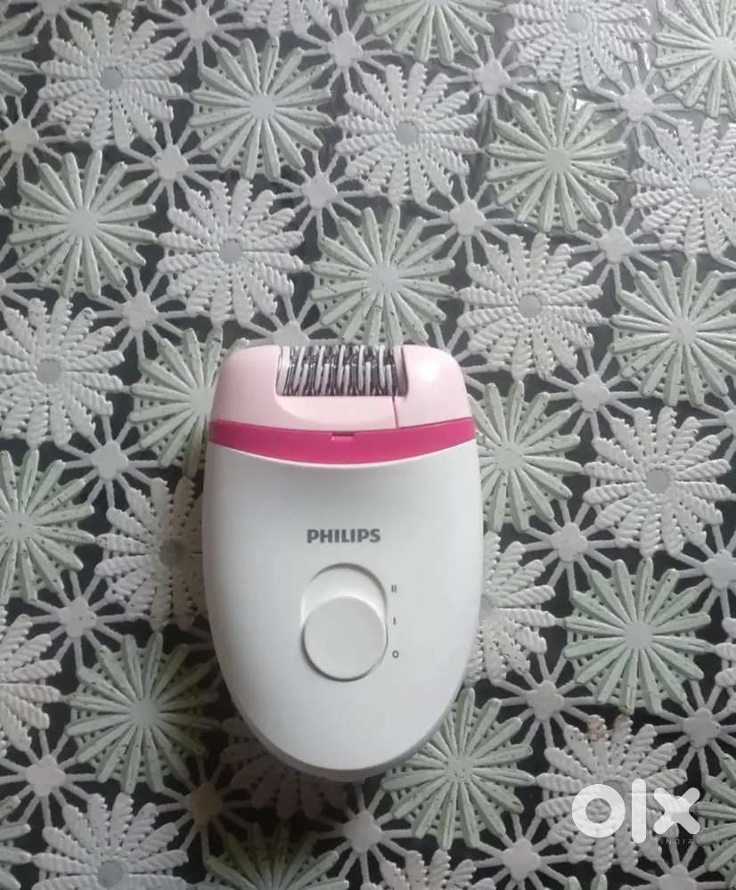 Philips corded epilator (white,pink)