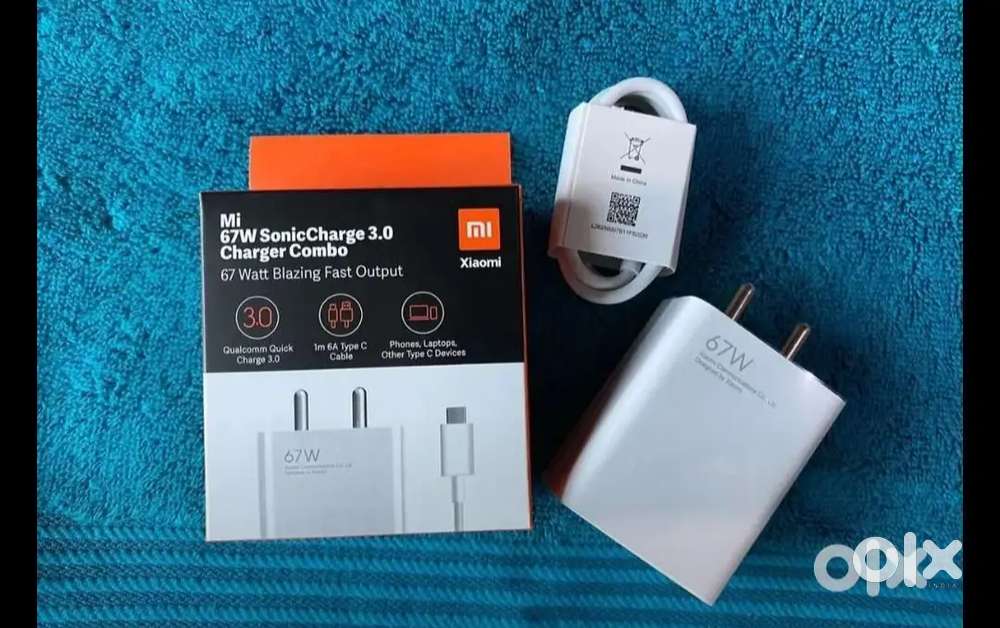 Mi charger box packed 100% original 33watt67watt