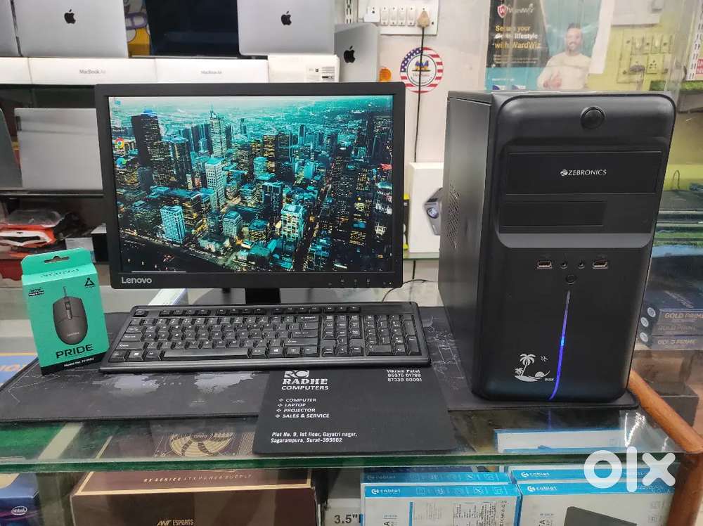 ZEBRONICS Computer full Set  i3 7th Gen Desktop for Home & Office Use