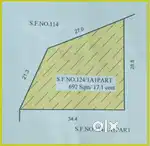 17 Cent immediate sale at Saravanampatti thudiyalur main road facing