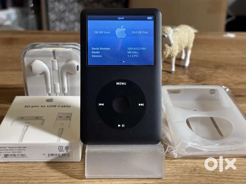 Apple IPod Classic 6th Gen 160Gb NEW BATTERY+EXTERIOR BLACK. 20K