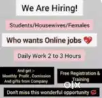 Weekly payment part time jobs at home