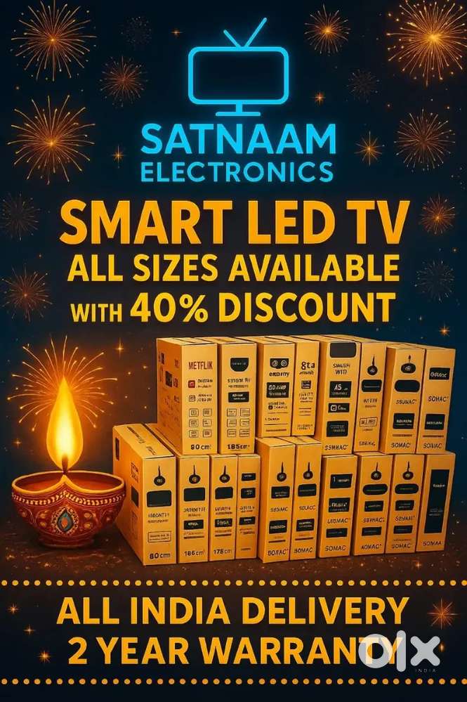 50 INCHES ANDROID SMART LED TV WITH WARRANTY 4K