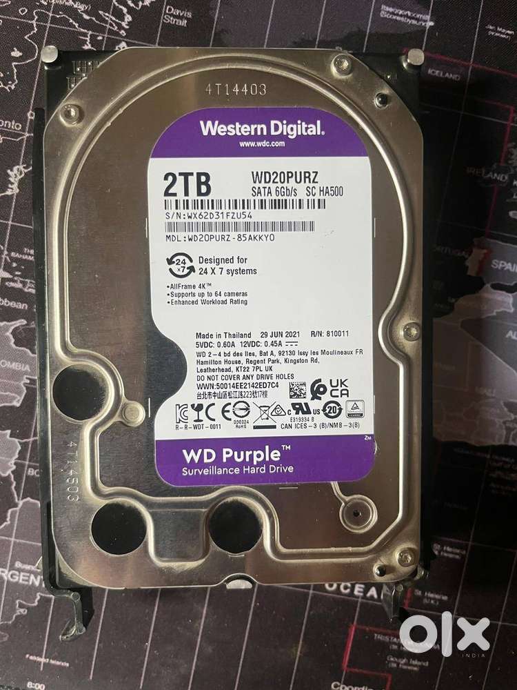 WD Surveillance HDD 2TB