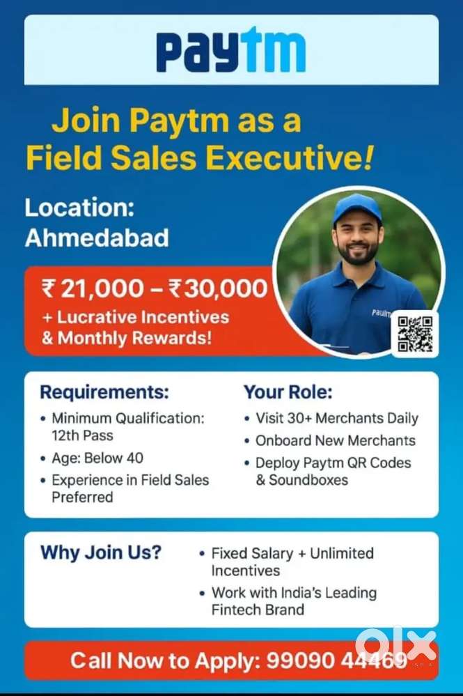 Field Executive For Paytm Company