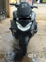 Burgman black colour with bluothoot conectivity