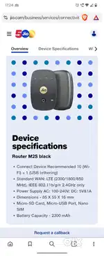 Jio pocket wifi device for sale