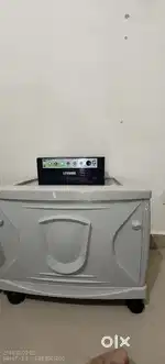 Luminous inverter and battery with cover