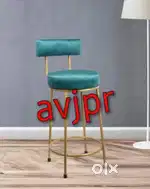 New cafe chair bar stool with back support full Hight