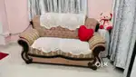 3+2 5 seater sofa along with Teapoy