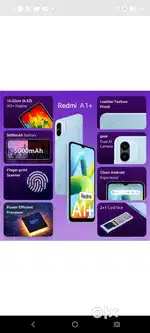Redmi A1+,2GB,32GB, 6.5 inch mobile  ,with orginal charger