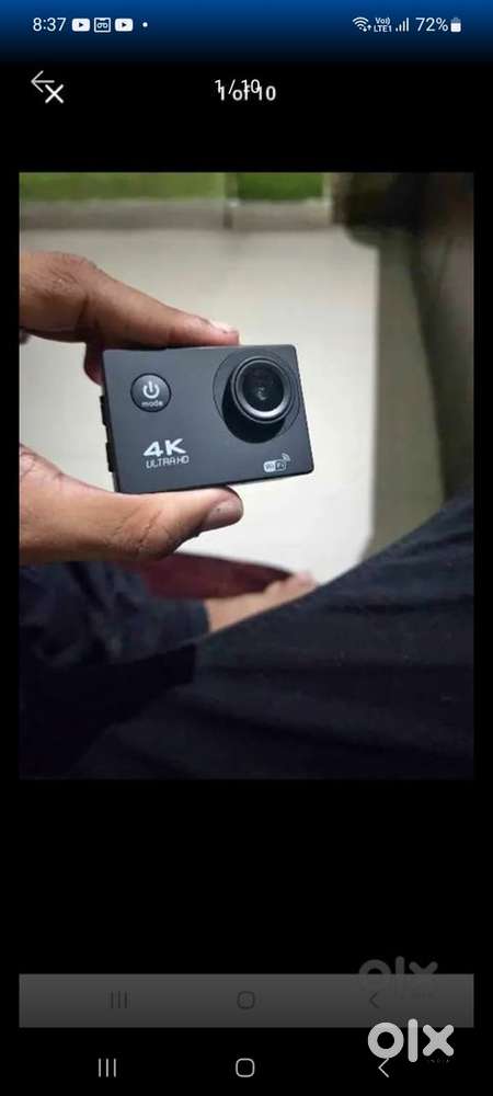 Action camera 4k recoding
