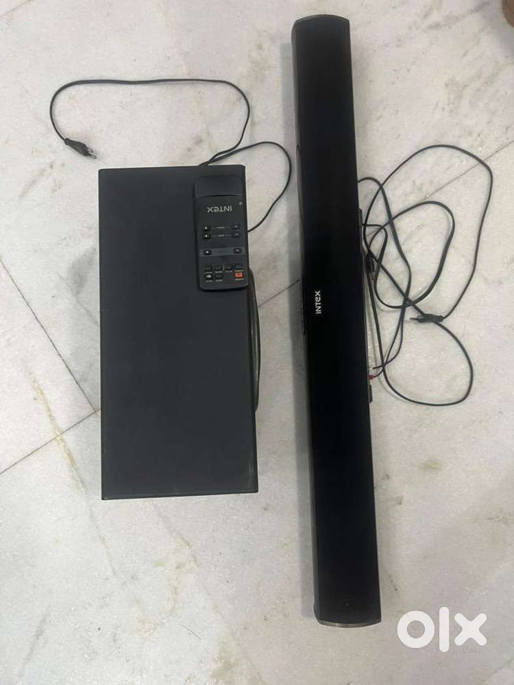 Intex sound bar with bluetooth and wireless woofers